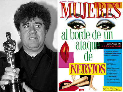 Secuencia gastronómica en película Mujeres al borde de un ataque de nervios. (Pedro Almodovar, 1988).