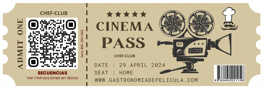 CINEMA PASS Chef Club previo REGISTRO GASTRONOMÍA de Película